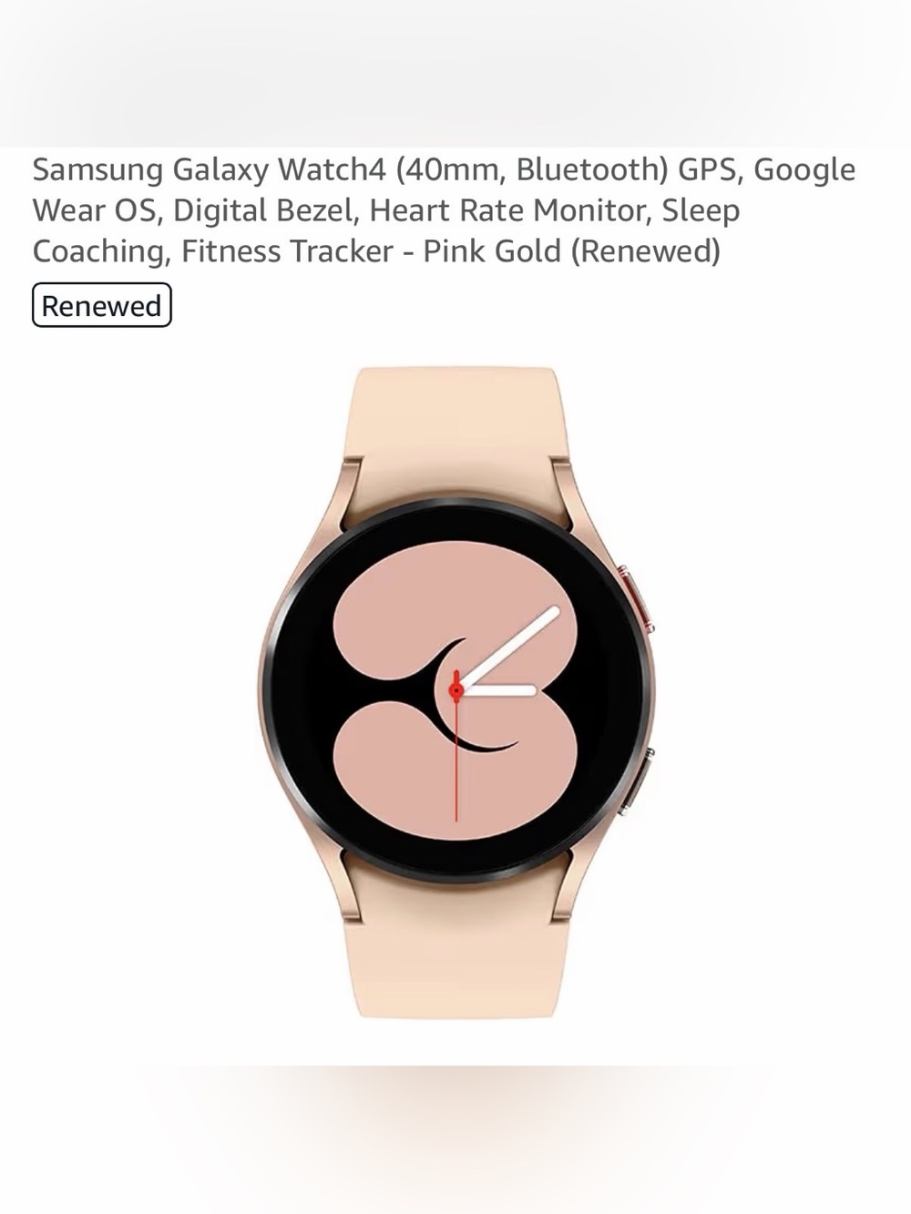 Samsung Galaxy 4 Watch 40mm - Rose Gold